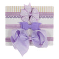 New 3pcs/lot Kids Baby Girls Floral Headband Chiffon Ribbon Bowknot Hair Accessories Hairband Set Elastic Children Kids Headwear