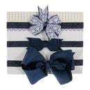 New 3pcs/lot Kids Baby Girls Floral Headband Chiffon Ribbon Bowknot Hair Accessories Hairband Set Elastic Children Kids Headwear