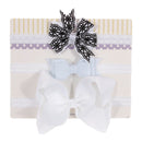 New 3pcs/lot Kids Baby Girls Floral Headband Chiffon Ribbon Bowknot Hair Accessories Hairband Set Elastic Children Kids Headwear