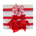 New 3pcs/lot Kids Baby Girls Floral Headband Chiffon Ribbon Bowknot Hair Accessories Hairband Set Elastic Children Kids Headwear