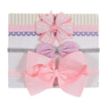New 3pcs/lot Kids Baby Girls Floral Headband Chiffon Ribbon Bowknot Hair Accessories Hairband Set Elastic Children Kids Headwear