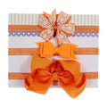 New 3pcs/lot Kids Baby Girls Floral Headband Chiffon Ribbon Bowknot Hair Accessories Hairband Set Elastic Children Kids Headwear
