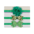 New 3pcs/lot Kids Baby Girls Floral Headband Chiffon Ribbon Bowknot Hair Accessories Hairband Set Elastic Children Kids Headwear
