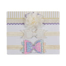 New 3pcs/lot Kids Baby Girls Floral Headband Chiffon Ribbon Bowknot Hair Accessories Hairband Set Elastic Children Kids Headwear
