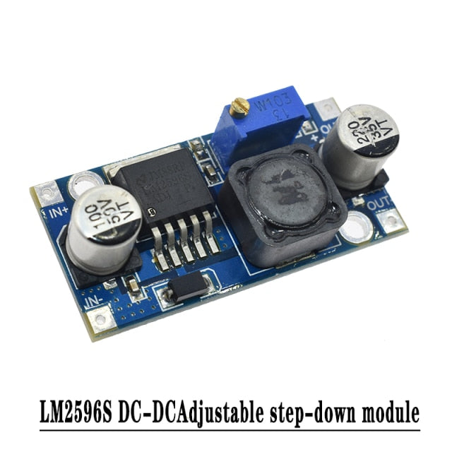 Free Shipping 1pcs LM2596 LM2596S DC-DC 4.5-40V adjustable step-down power Supply module NEW ,High Quality