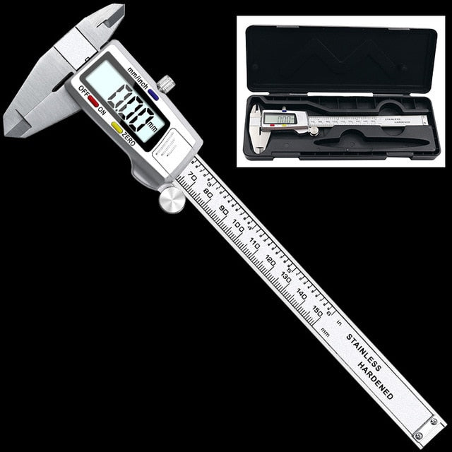 6-Inch 150mm digital calipers Stainless Steel Electronic Digital Vernier Caliper Metal Micrometer Measuring tool CALIPER