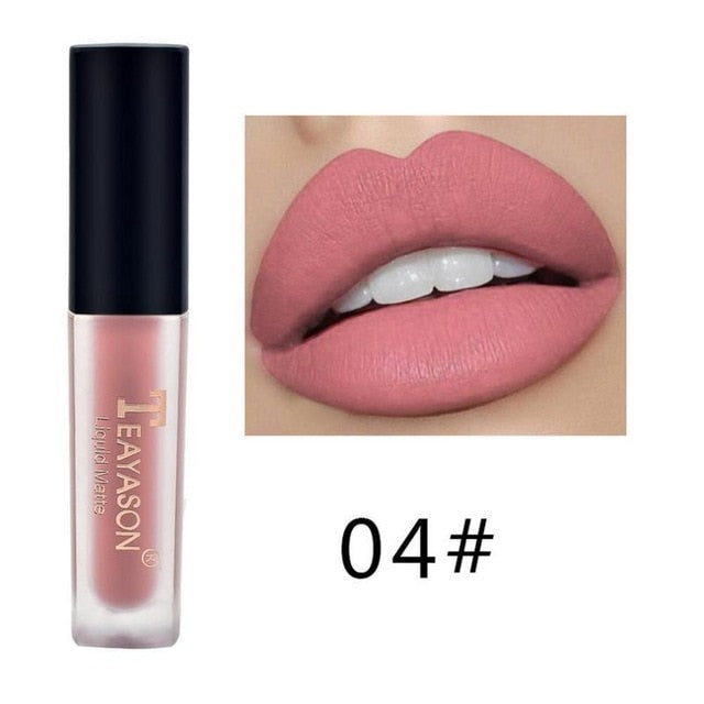 Long-lasting Water Proof Moisturizing Matte Liquid  Lipstick