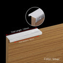 KAK Black Silver Hidden Cabinet Handles Zinc Alloy Kitchen Cupboard Pulls Drawer Knobs Bedroom Door Furniture Handle Hardware