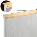 KAK Black Silver Hidden Cabinet Handles Zinc Alloy Kitchen Cupboard Pulls Drawer Knobs Bedroom Door Furniture Handle Hardware