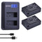 4Pcs LPE17 LP E17 LP-E17 Battery + LCD USB Dual Charger for Canon EOS 200D M3 M6 750D 760D T6i T6s 800D 8000D Kiss X8i Cameras