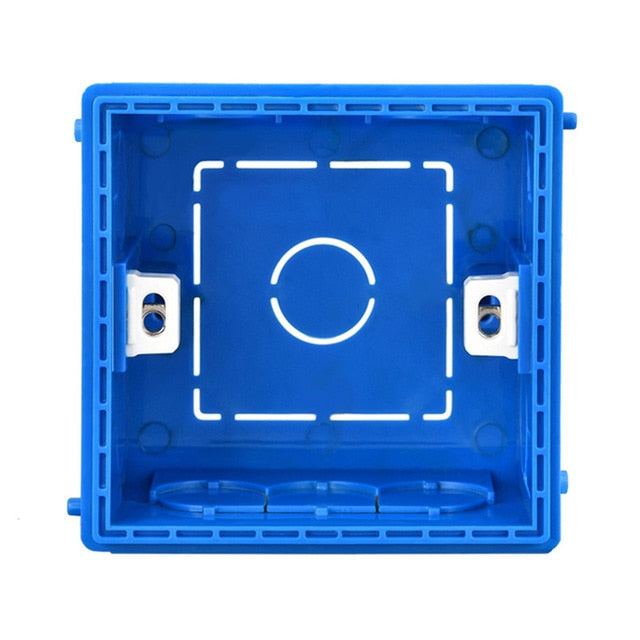 Atlectric Mounting Box Cassette Switch Socket Junction Box Hidden Concealed Internal Mounting Box Type 86 White Red Blue Box