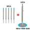 2/6/10/PCS GENKKY Ballpoint Pen Metal Materiall Press Style Ball Pens For School Office Writing Point 0.7mm Ink Color Black Blue