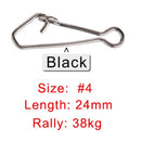 JACKFISH Fishing Connector 50pcs/lot Stainless Steel Fishing swivels Snaps Fishing Hook Sea Ocean Swivel Rolling Snap