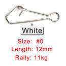 JACKFISH Fishing Connector 50pcs/lot Stainless Steel Fishing swivels Snaps Fishing Hook Sea Ocean Swivel Rolling Snap