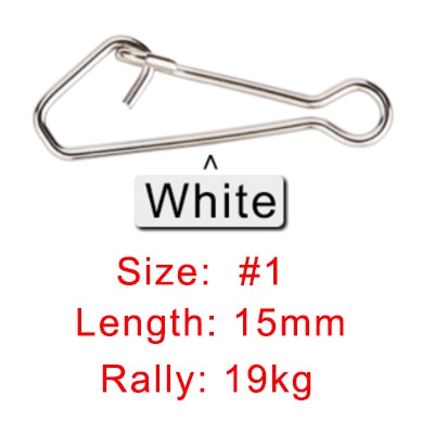 JACKFISH Fishing Connector 50pcs/lot Stainless Steel Fishing swivels Snaps Fishing Hook Sea Ocean Swivel Rolling Snap