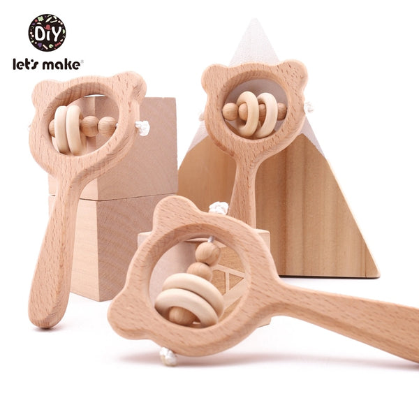 Wooden Rattle Toys