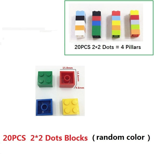 Double-sided Building Blocks Base Plates