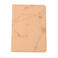 Fashion Women Men Passport Cover Pu Leather Marble Style Travel ID Credit Card Passport Holder Packet Wallet Purse Bags Pouch