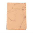 Fashion Women Men Passport Cover Pu Leather Marble Style Travel ID Credit Card Passport Holder Packet Wallet Purse Bags Pouch