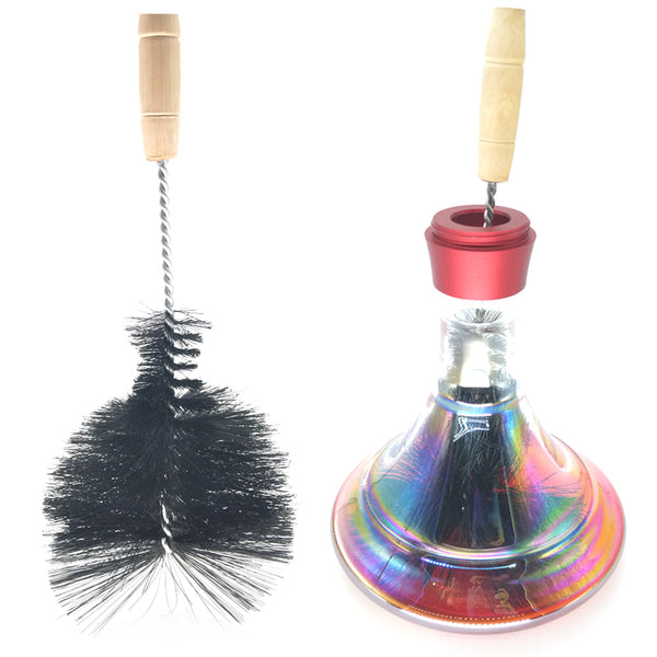 LOMINT Hookah Glass Bottle Base Cleaning Brush For Shisha Hookahs Narguile Chicha Smoking Water Pipe Accessories