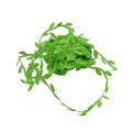 10 Meter Silk Leaf-Shaped Handmake Artificial green Leaves For Wedding Decoration DIY Wreath Gift Scrapbooking Craft Fake Flower