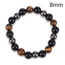 Hot Magnetic Tiger Eye Hematite Stone Bead Couple Bracelet Health Care Magnet Men Women Help Weight Loss Jewelry