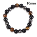 Hot Magnetic Tiger Eye Hematite Stone Bead Couple Bracelet Health Care Magnet Men Women Help Weight Loss Jewelry