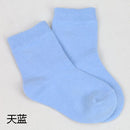 20 Pieces=10 Pairs Children Socks Spring&Autumn Cotton High Quality Candy Colors Girls Socks With Boys Socks 1-9 Year Kids Socks