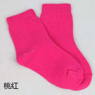 20 Pieces=10 Pairs Children Socks Spring&Autumn Cotton High Quality Candy Colors Girls Socks With Boys Socks 1-9 Year Kids Socks