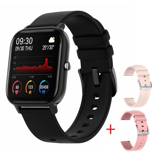 Smart Watch P8 Men Women 1.4inch Full Touch Screen Fitness Tracker Heart Rate Monitor IP67 Waterproof GTS Sports SmartBand