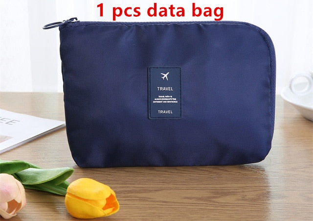 9 pieces Set Travel Organizer Storage Bags Suitcase Packing Set Storage Cases Portable Luggage Organizer Clothes Shoe Tidy Pouch