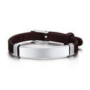 Vnox Personalize Kids Baby ID Bracelets Soft Silicone Rudder Stainless Steel Children Girls Boys Custom Emergency Name Phone