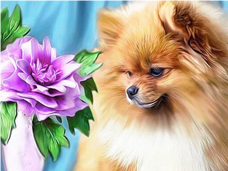 Evershine Full Square Diamond Painting Dog 5D DIY Animal Diamond Embroidery Cross Stitch Kit Handmade Gift Home Decoration