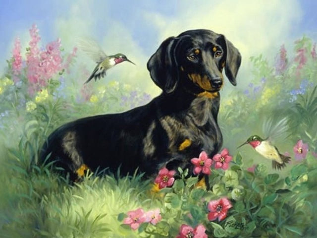 Evershine Full Square Diamond Painting Dog 5D DIY Animal Diamond Embroidery Cross Stitch Kit Handmade Gift Home Decoration