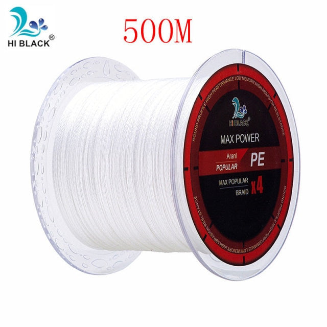 2019 New 300M 500M 1000M 4 Strands 8-80LB Braided Fishing Line PE Multilament Braid Lines wire Smoother Floating Line