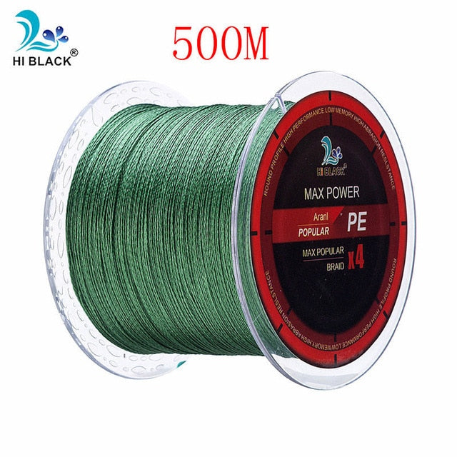 2019 New 300M 500M 1000M 4 Strands 8-80LB Braided Fishing Line PE Multilament Braid Lines wire Smoother Floating Line