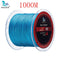 2019 New 300M 500M 1000M 4 Strands 8-80LB Braided Fishing Line PE Multilament Braid Lines wire Smoother Floating Line