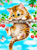 Evershine 5D DIY Diamond Painting Cat Cross Stitch Animal Embroidery Complete Kit Picture Of Rhinestones Mosaic Decoration Home