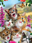 Evershine 5D DIY Diamond Painting Cat Cross Stitch Animal Embroidery Complete Kit Picture Of Rhinestones Mosaic Decoration Home