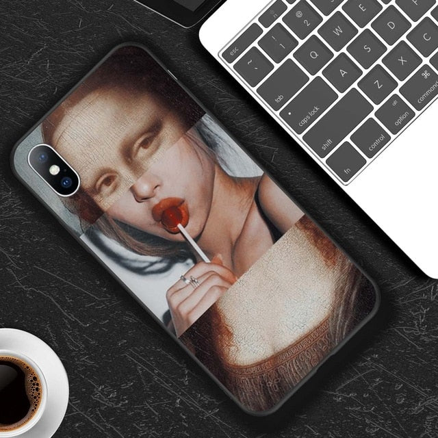 Abstract Art Character Phone Case For iPhone 11 Pro Max 6 6s 7 8 Plus X XR XS Max 5 5s SE