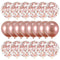 20Pcs Rose Gold Balloon Set Confetti Metallic Balloons Birthday Party Wedding Decoration Anniversary Globals Baby Shower Balloon