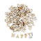 100pcs Wood English Alphabet Decorative Letters Wooden Numbers Mini Wood Ornaments Scrapbooking DIY Art Crafts for Decoration