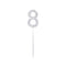 1Pc Glitter Alloy Rhinestone Number Cake Toppers Baby Shower Birthday Decoration Wedding Gold Silver Digital Cakes Dessert Decor
