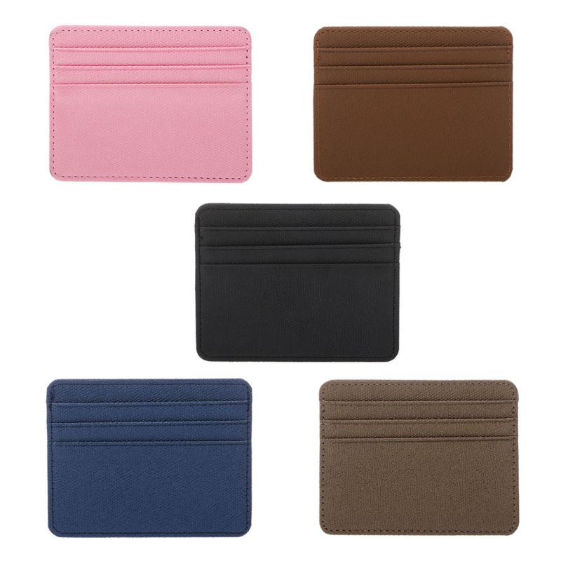 THINKTHENDO Card Holder Slim Bank Credit Card ID Cards Coin Pouch Case Bag Wallet Organizer Women Men Thin Business Card Wallet