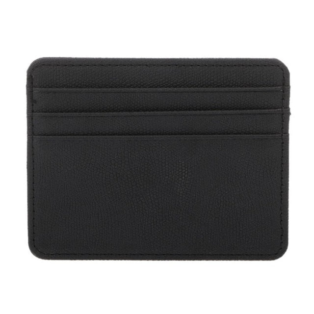THINKTHENDO Card Holder Slim Bank Credit Card ID Cards Coin Pouch Case Bag Wallet Organizer Women Men Thin Business Card Wallet