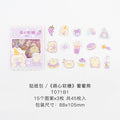 45 pcs/pack Cute Candy Series Journal Decorative Stickers Scrapbooking Stick Label Diary Stationery Album animal cat Stickers