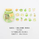 45 pcs/pack Cute Candy Series Journal Decorative Stickers Scrapbooking Stick Label Diary Stationery Album animal cat Stickers