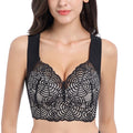 FallSweet Wire Free Lace Bras for Women Plus Size Vest Lingerie Thin Cup Brassiere Eveyday Wear