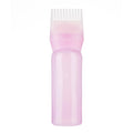 120ml Multicolor Plastic Hair Dye Refillable Bottle Applicator Comb Dispensing Salon Hair Coloring Hairdressing Styling Tool