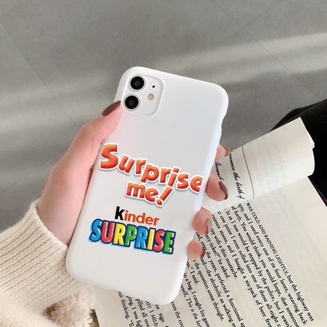 Kinder Joy Glossy Case For iPhone 11 Pro X XR XS Max 7 8 6 Plus
